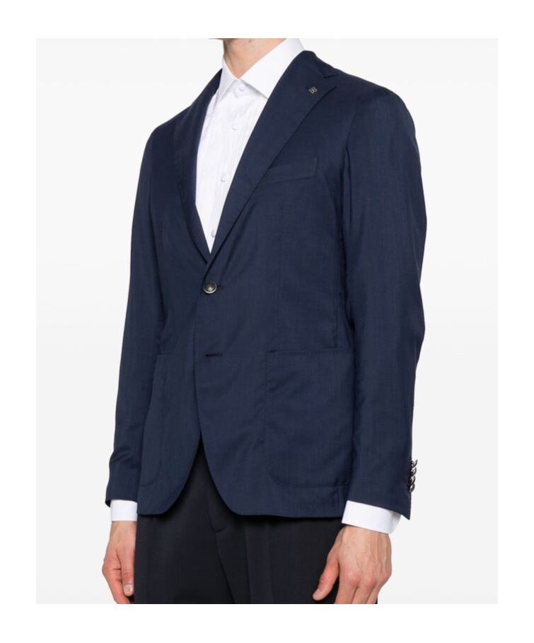Shop Tagliatore Blazer Jacket In Black