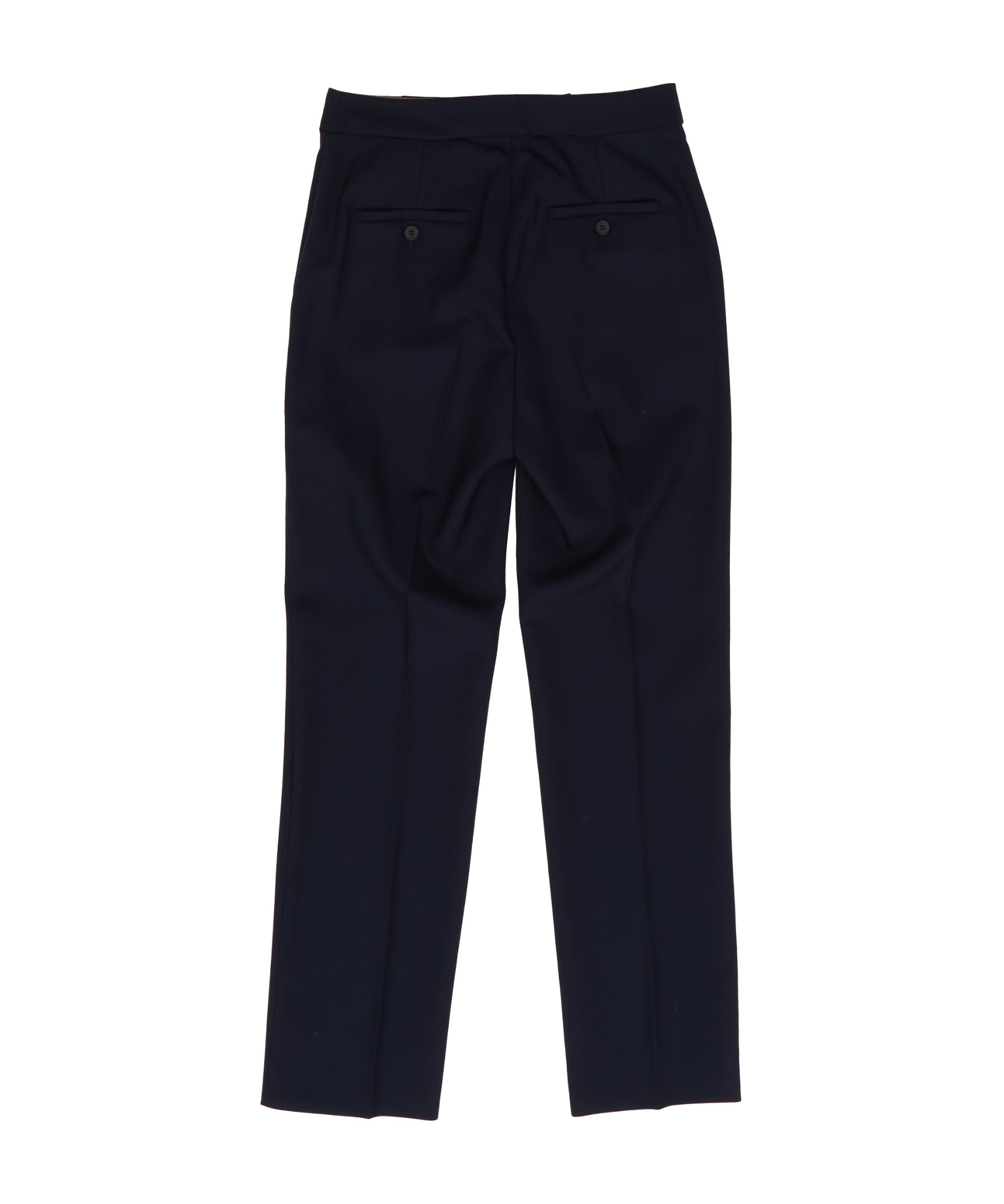 Max Mara Front Pleated Casual Pants In Black