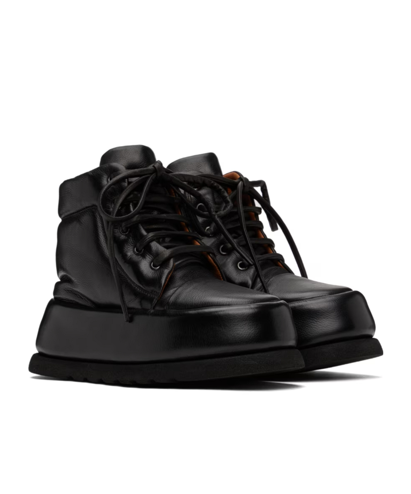 Marsèll Black Leather Boots In Black