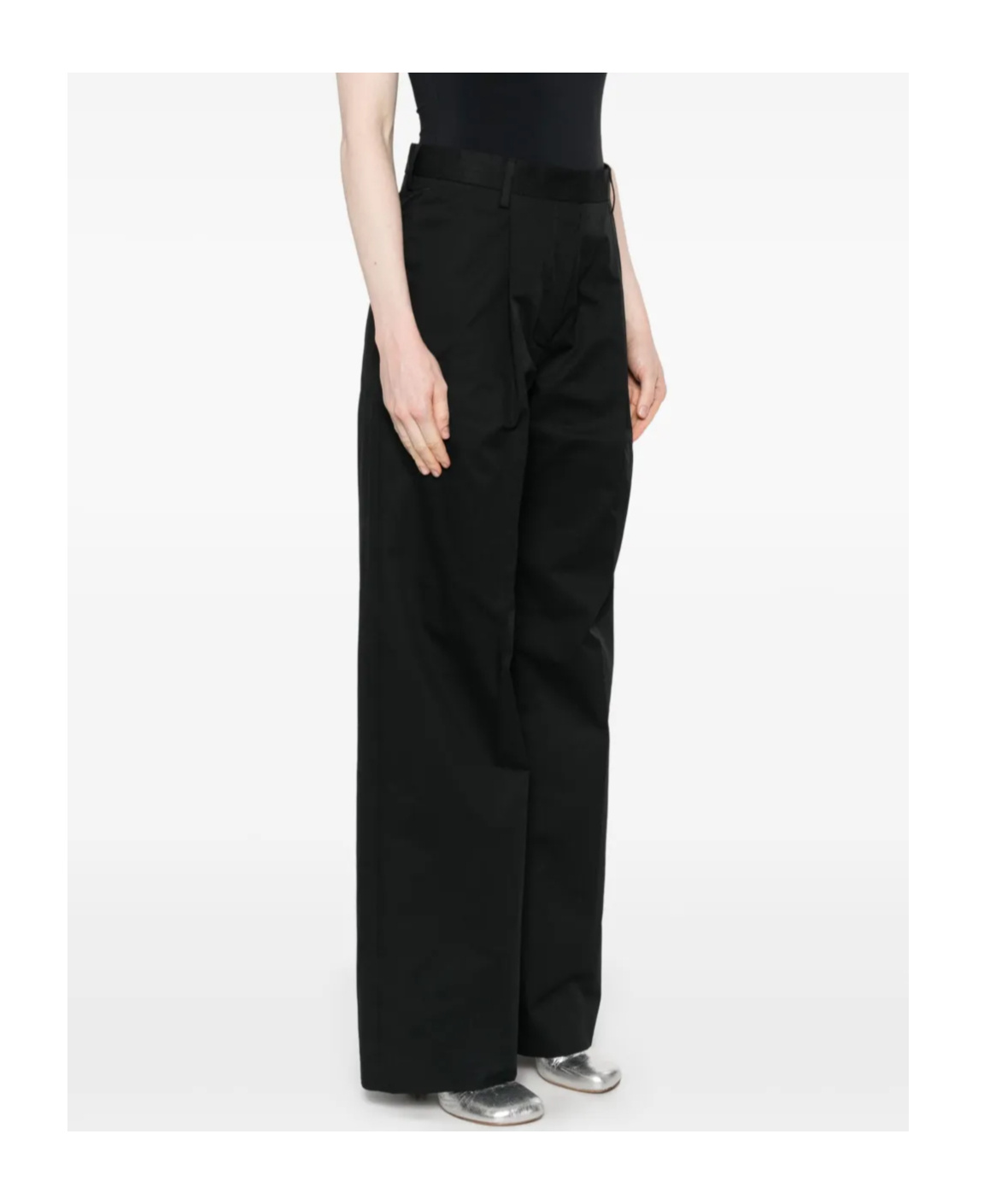 Dries Van Noten Women Portias Cotton Trousers In Black