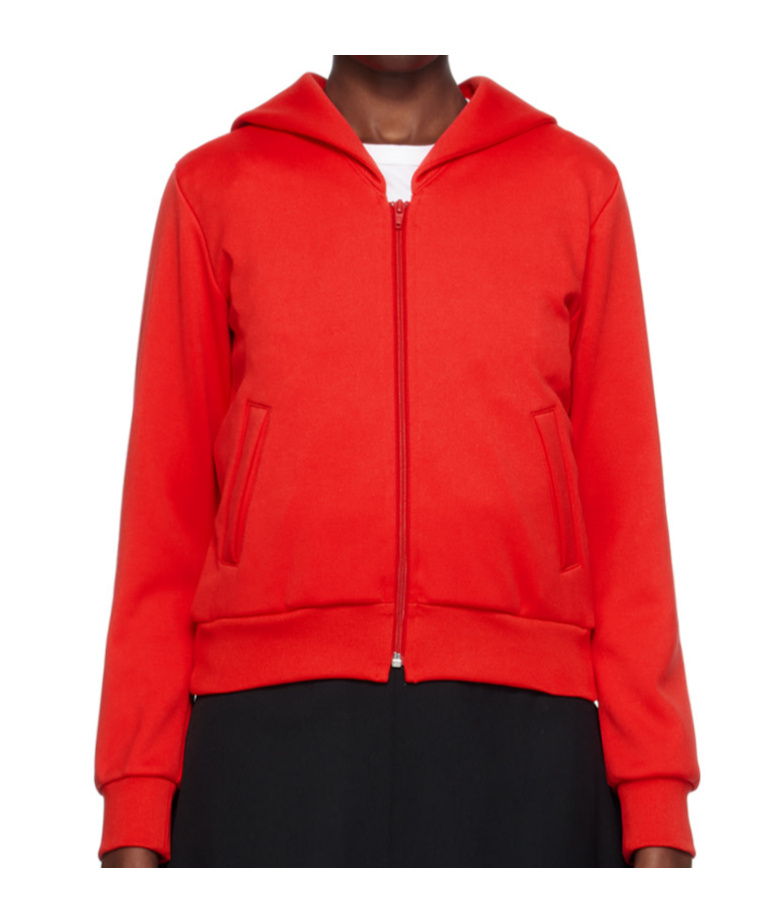 COMME DES GARÇONS LONG SLEEVE HOODED SWEATSHIRT 