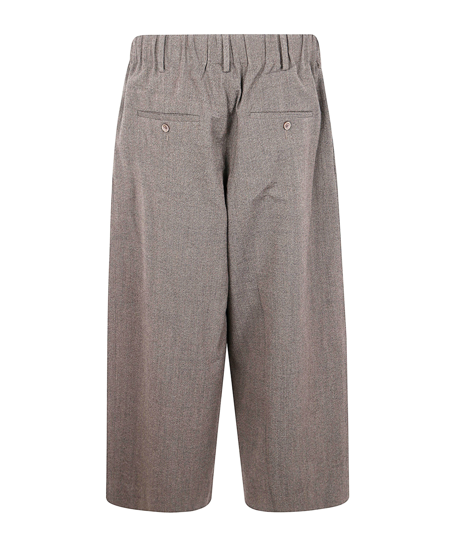 Uma Wang Elastic Waist Casual Pants In Gray