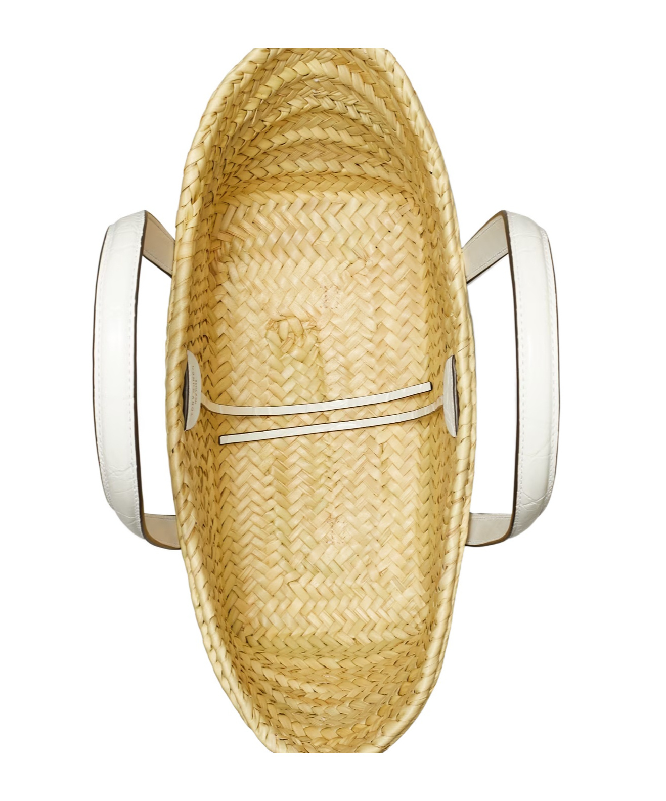 Tory Burch Natural Small Ella Straw Basket Tote