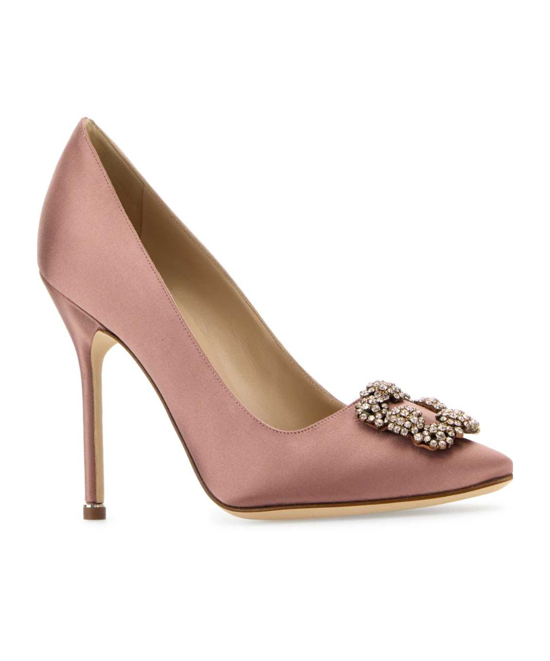Manolo Blahnik Pointed High Heels In Brown