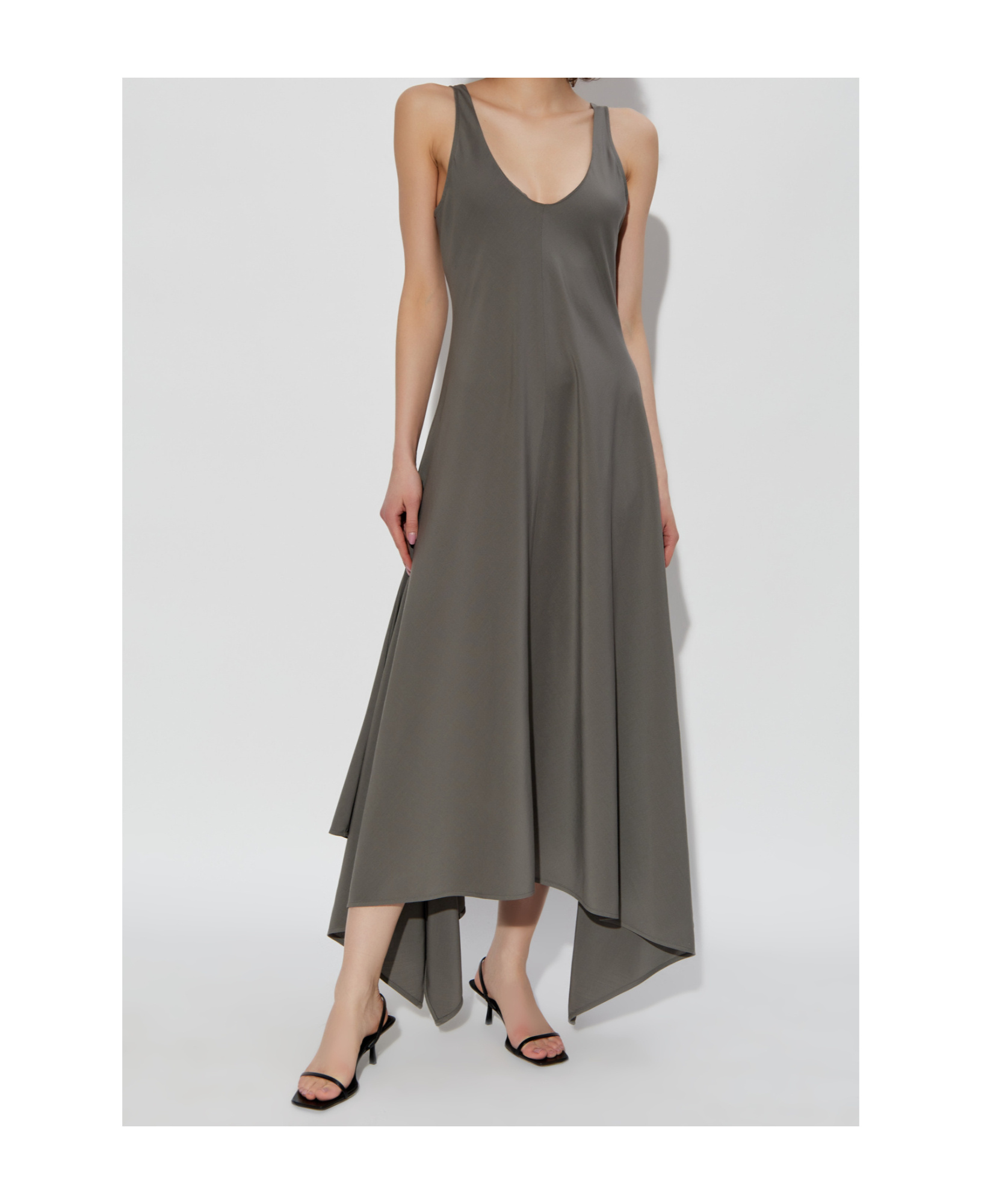 Shop Ami Alexandre Mattiussi Sleeveless Dress In Black