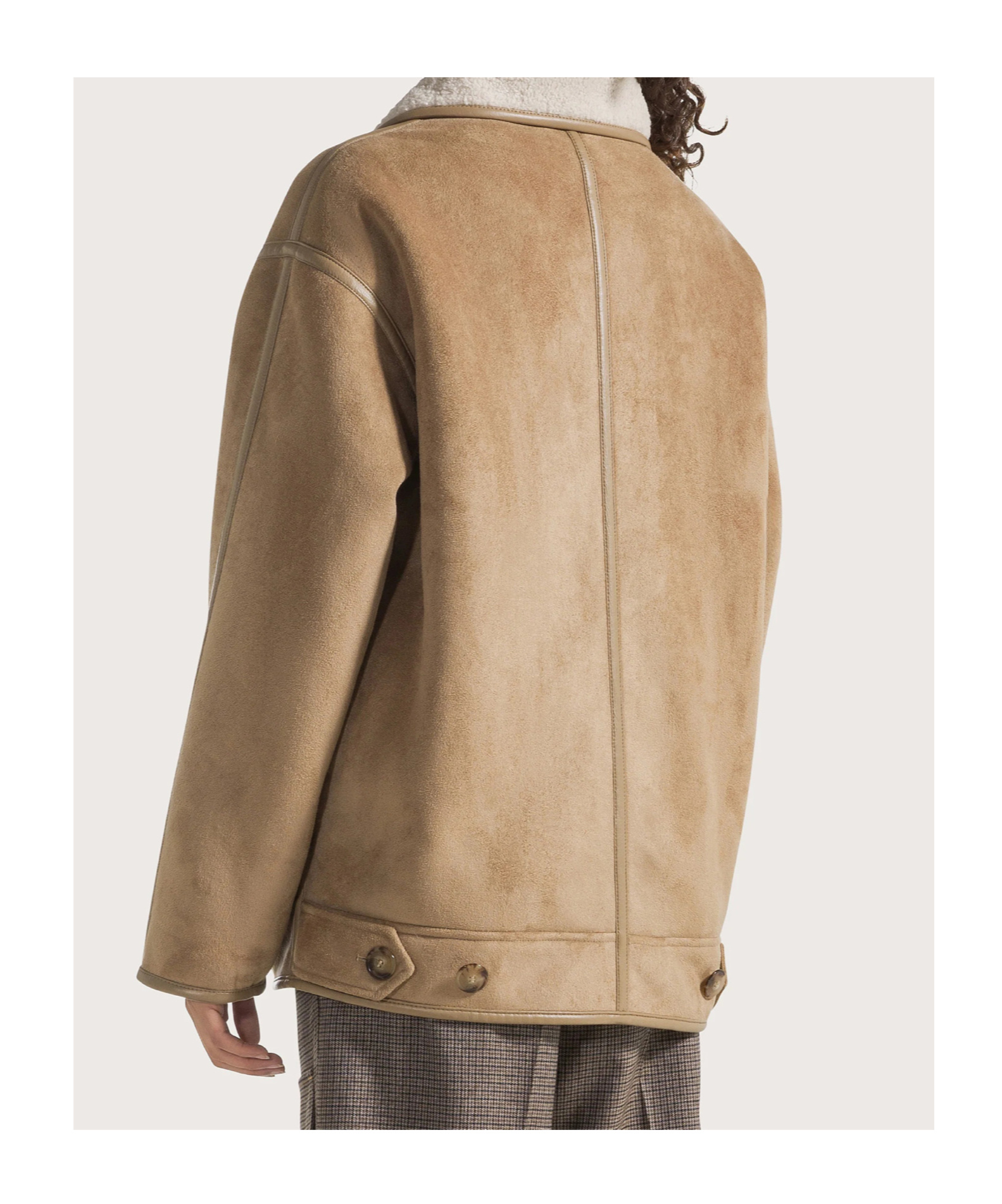 Seventy Faux Fur Clothing In Brown