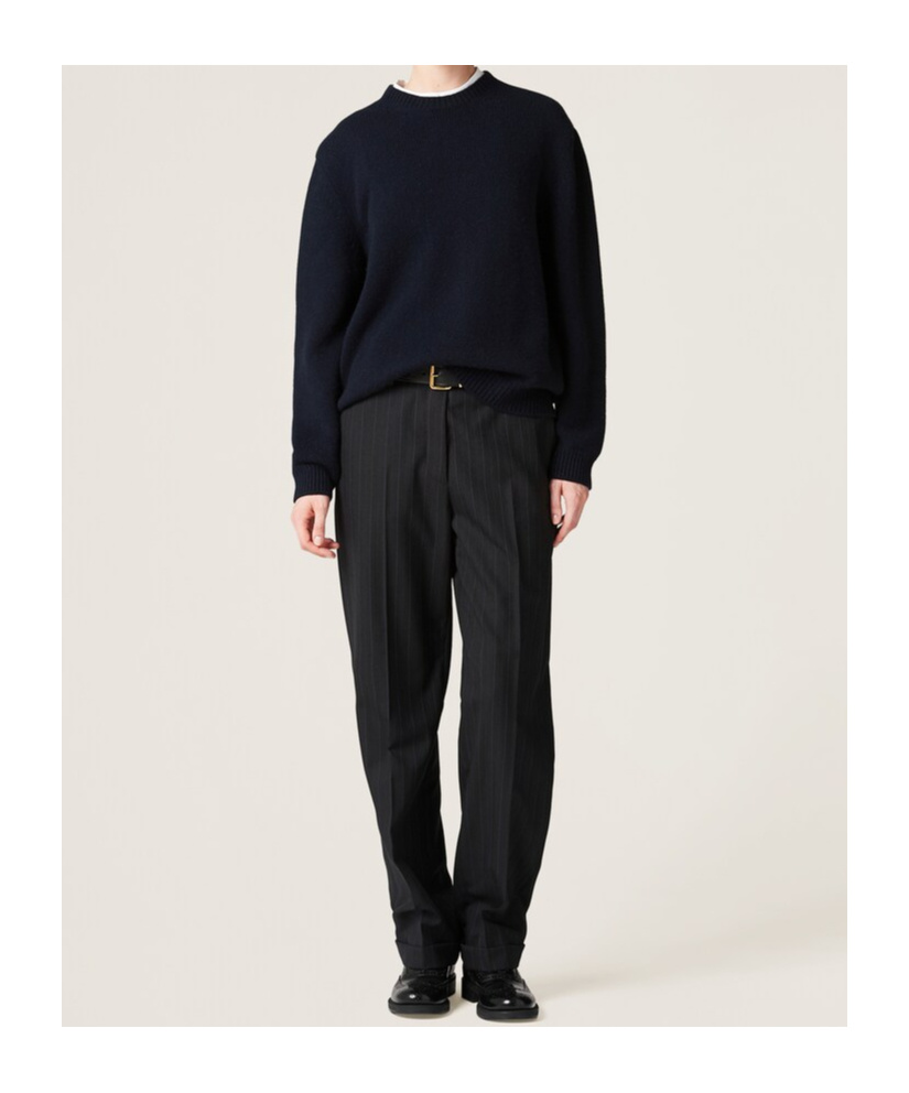 Miu Miu Plain Knit Cashmere Jumper In Black