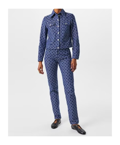 Givenchy Monogram Denim Jeans In Blue