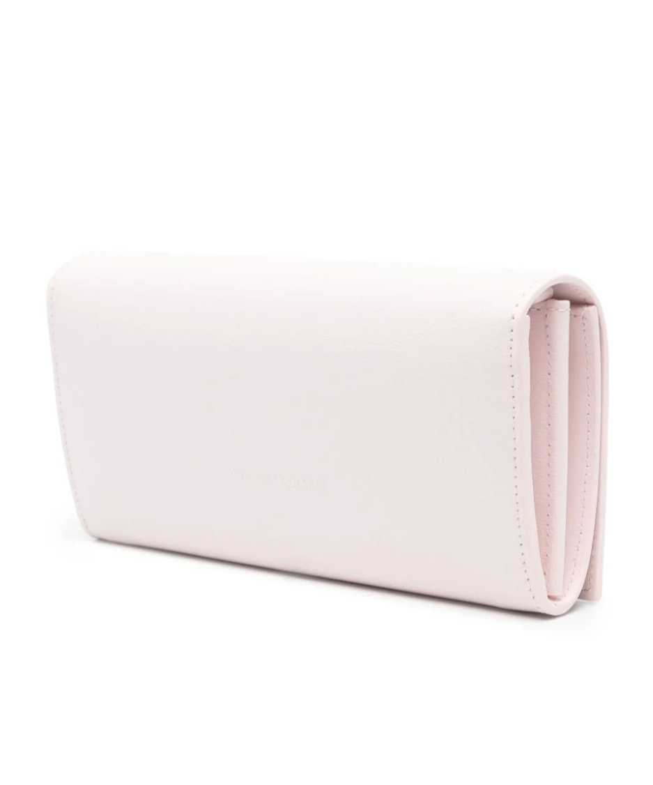 Alexander Mcqueen Skull-stud Leather Crossbody Bag In Pink