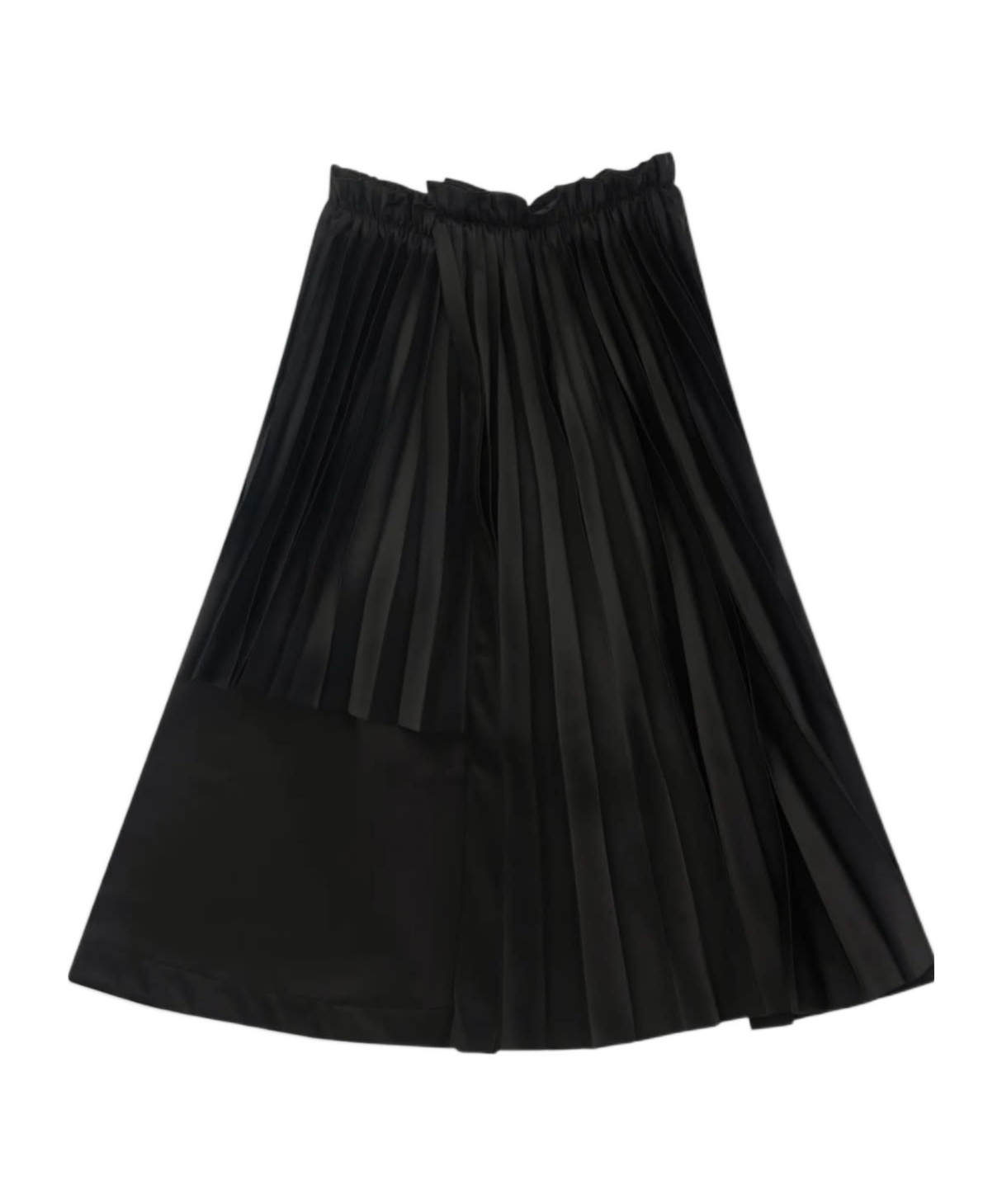 Comme Des Garçons Pleated Skirt In Black