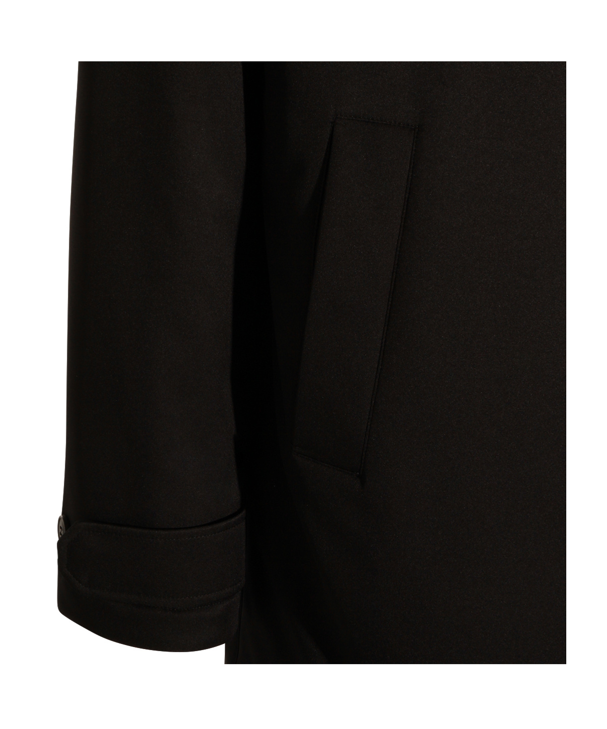 Zegna Versatile Coat With Adjustable Features And Pockets In Black