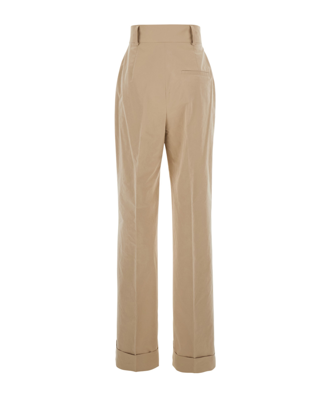 Philosophy Di Lorenzo Serafini Tailored Beige Trousers With High Waist In Neutral