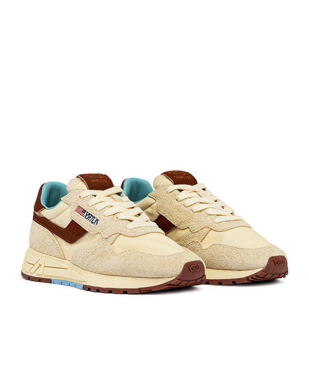 Autry Laced Sneakers In Nude