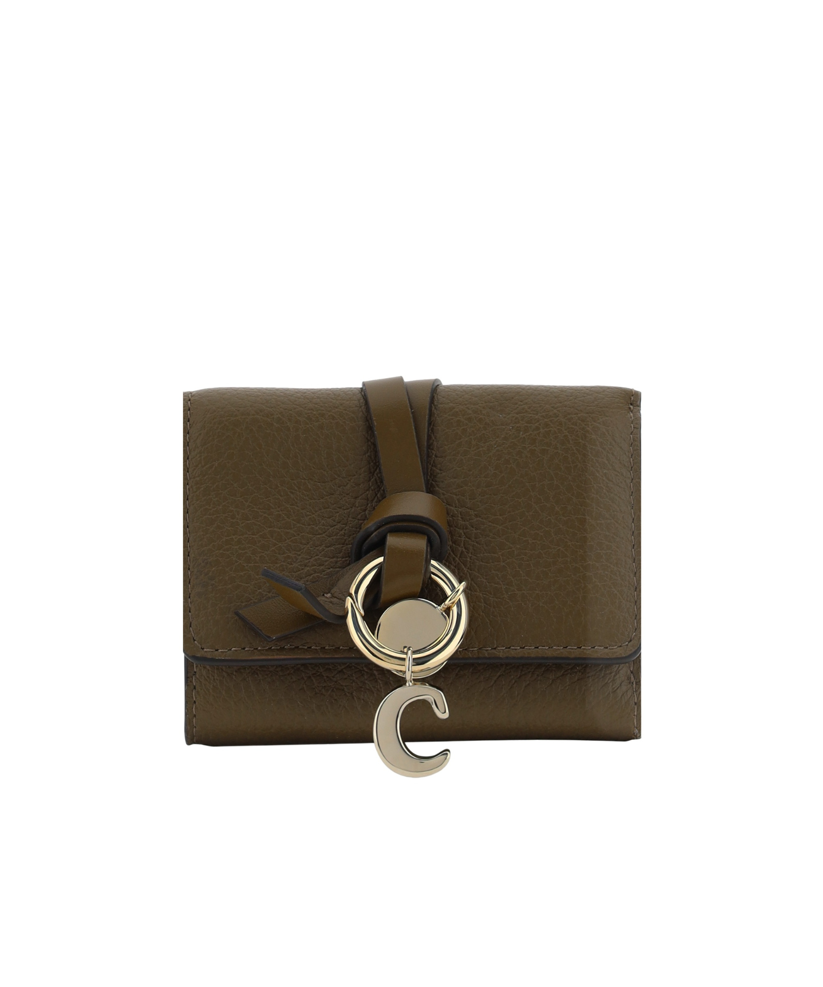 Chloé Alphabet Wallet In Green