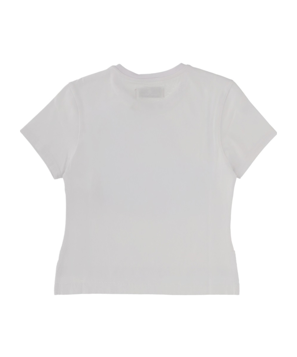 Vivienne Westwood Graphic Print Short Sleeve Crew Neck Top In White