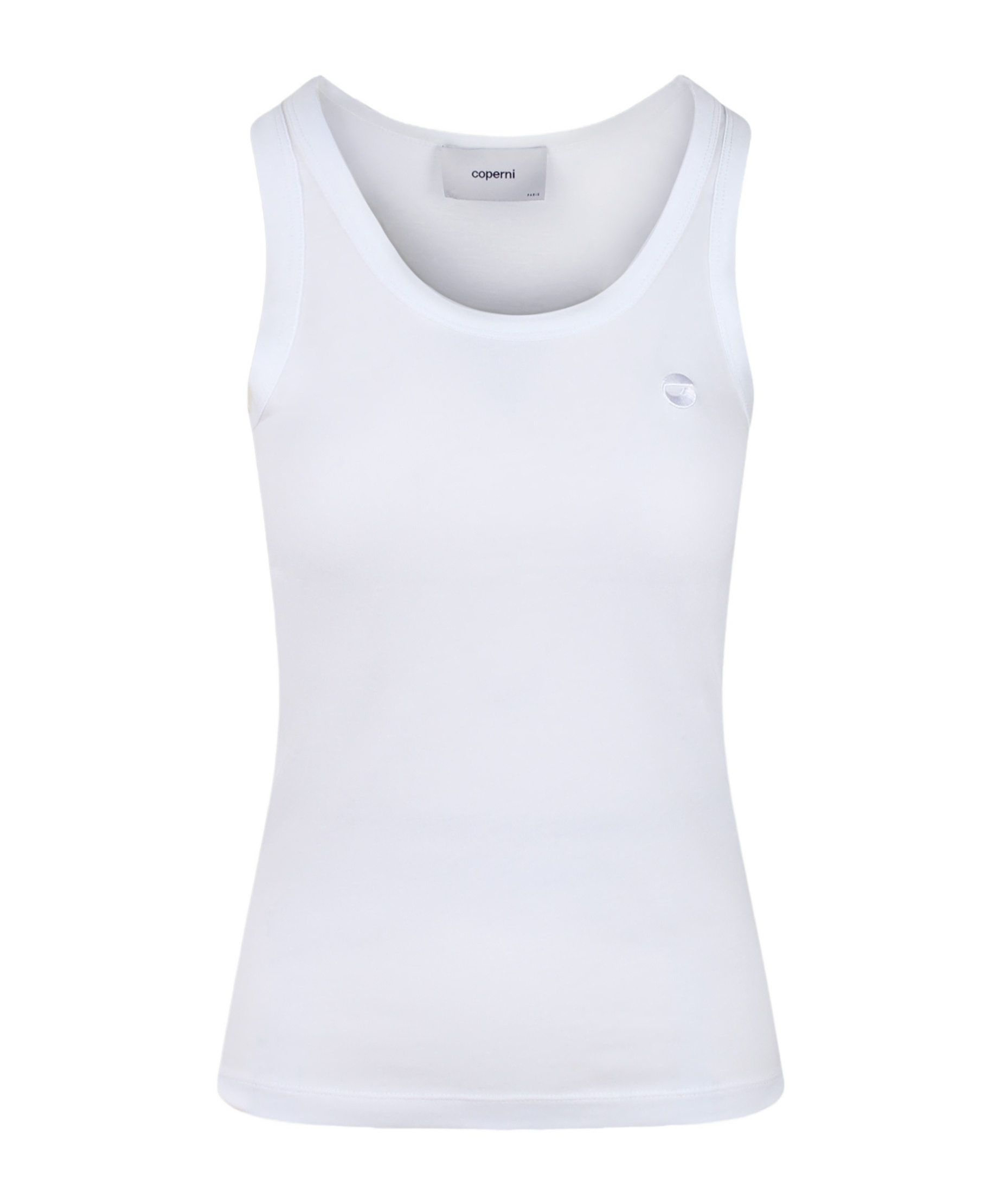Coperni U-neck Tank Top In White