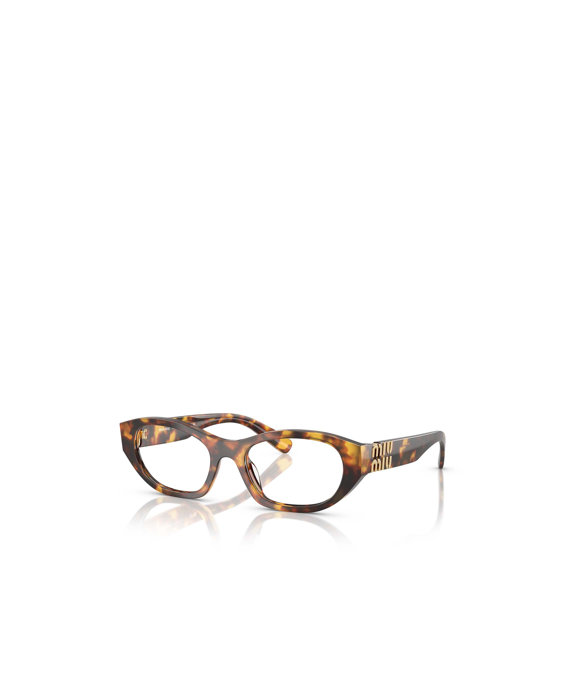 Miu Miu Irregular Sunglasses In Brown