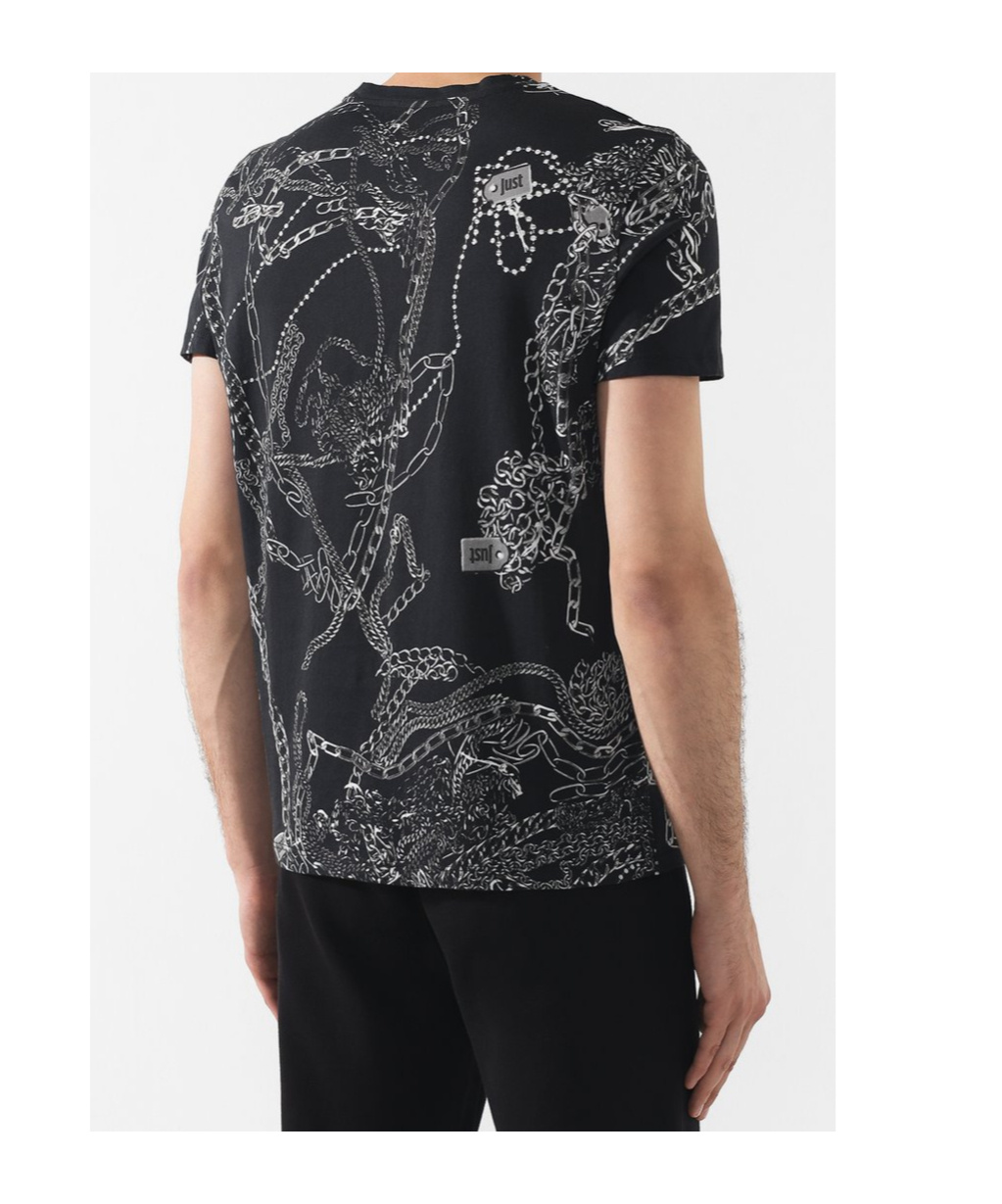 Just Cavalli T Shirt In Black