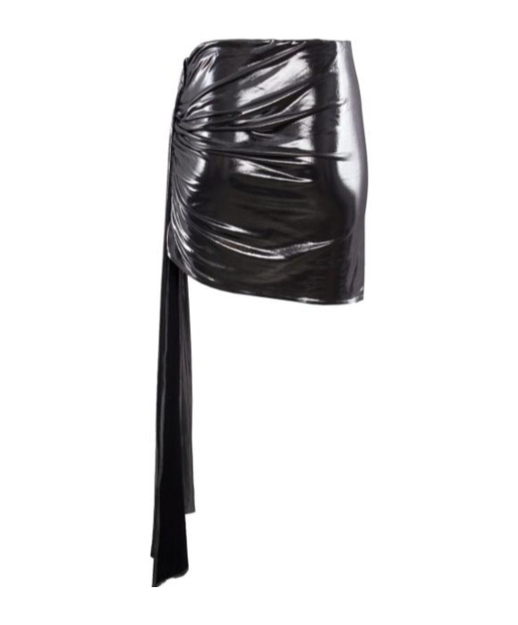Magda Butrym Women's Draped Sheath Skirt In Black