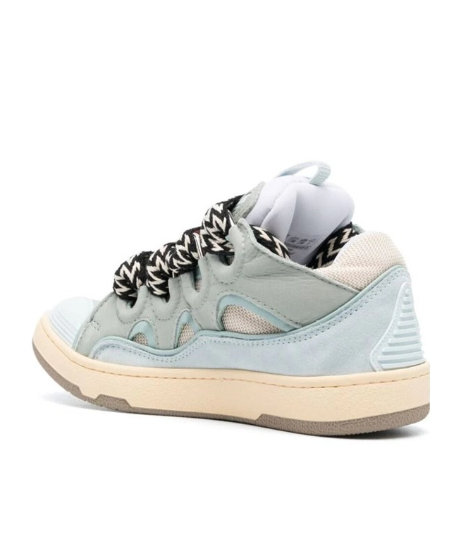 Lanvin Curb Sneakers In Gray