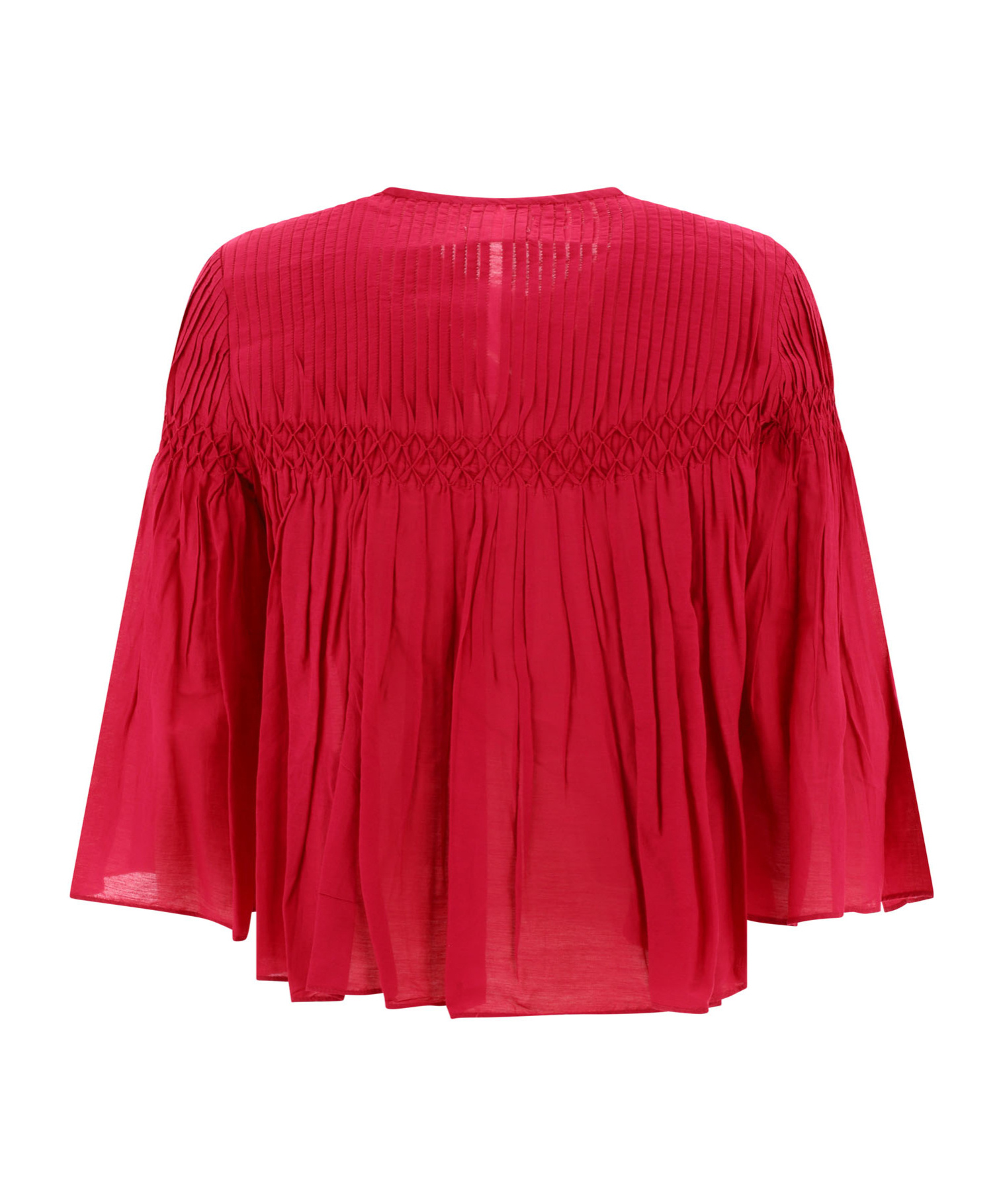 ISABEL MARANT ÉTOILE AXELIANA PLEATED BLOUSE