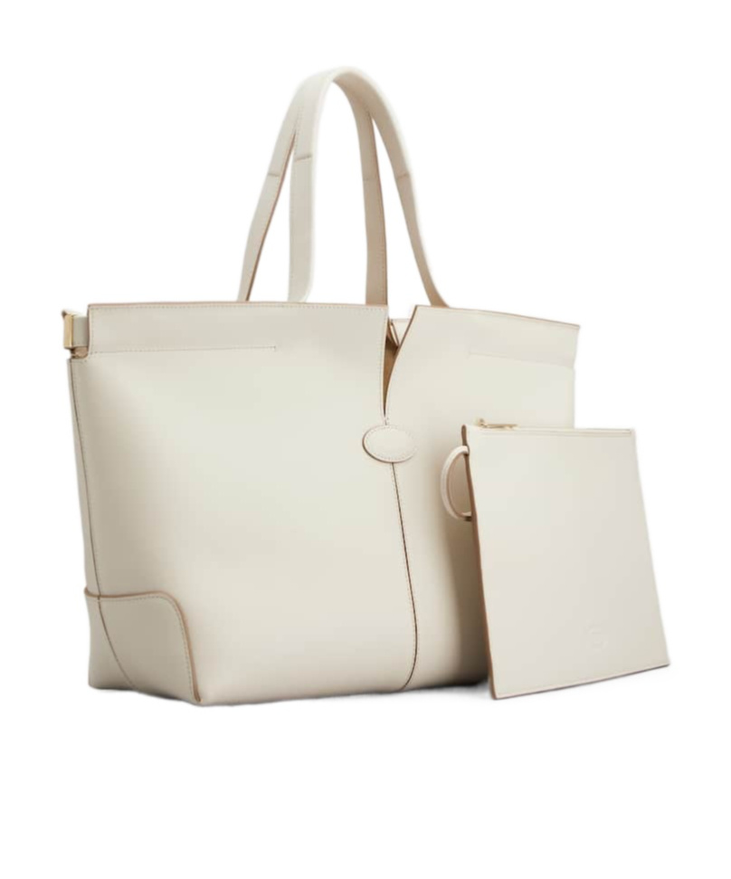 Tod's Double-handle Handbag In White