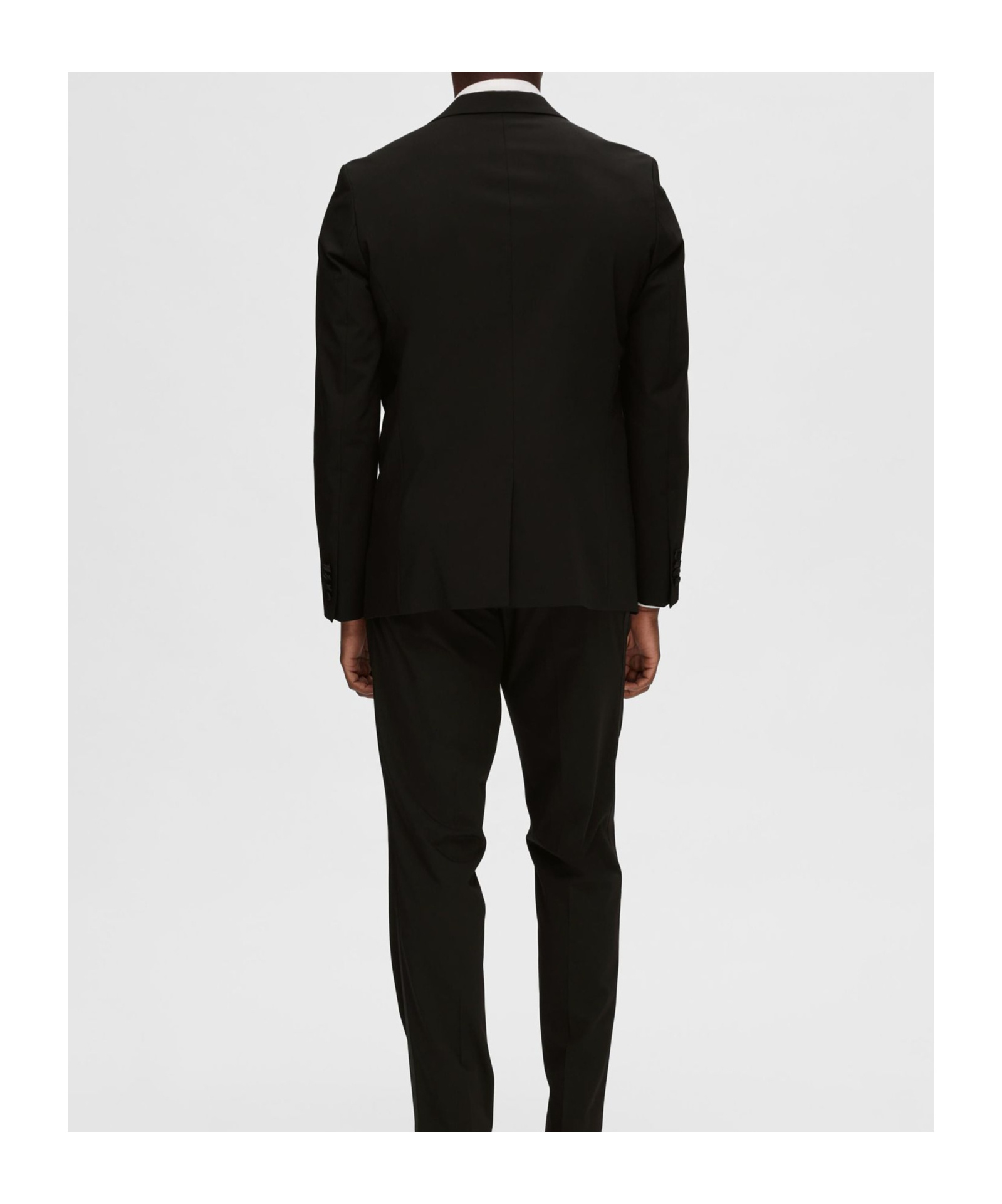 Selected Long-sleeved Suit Jacket In Black