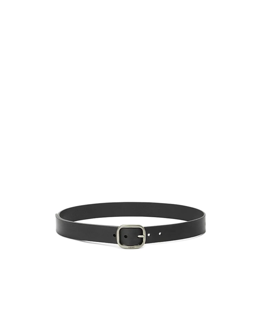 Loewe Rounded Soft Belt In Classic Calfskin In Black