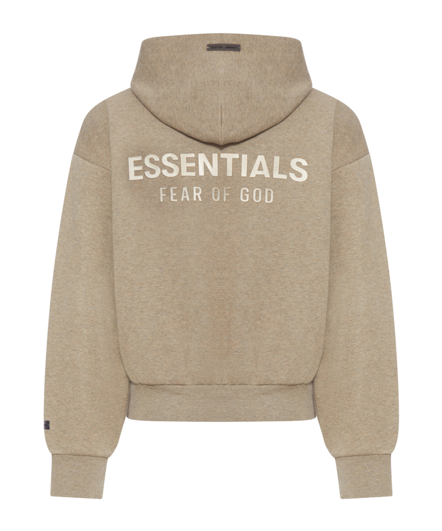 Essentials Classic Fit Fleece Zip-up Hoodie In Brown