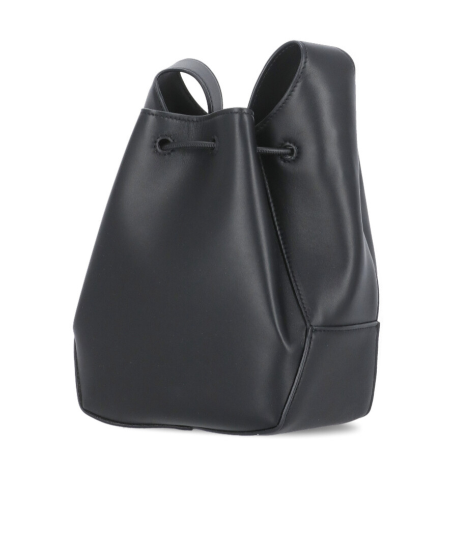 BRUNELLO CUCINELLI BRUNELLO CUCINELLI LOGO EMBOSSED EMBELLISHED BUCKET BAG