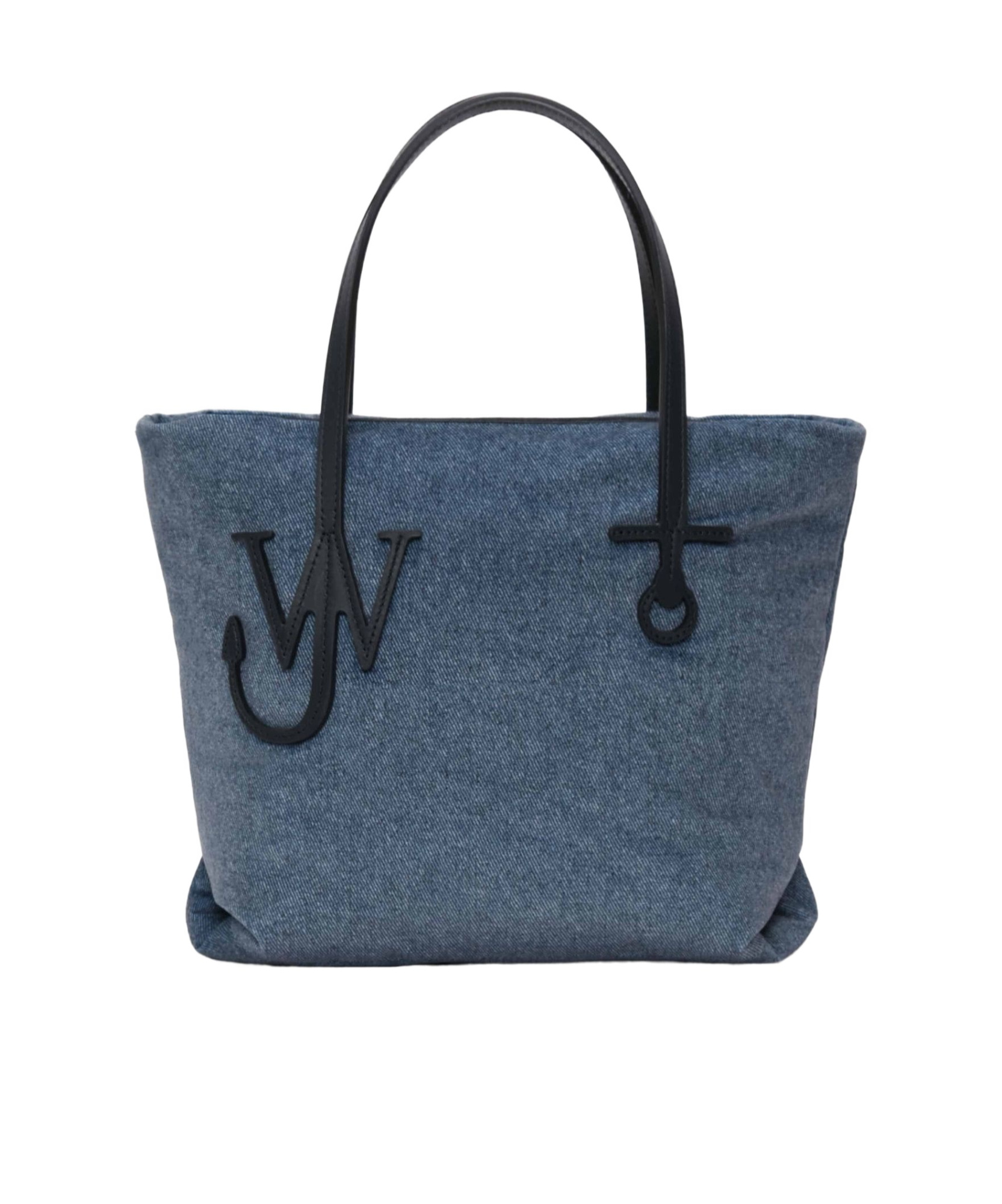 Shop Jw Anderson Small Anchor Padded Tote Bag In Blue