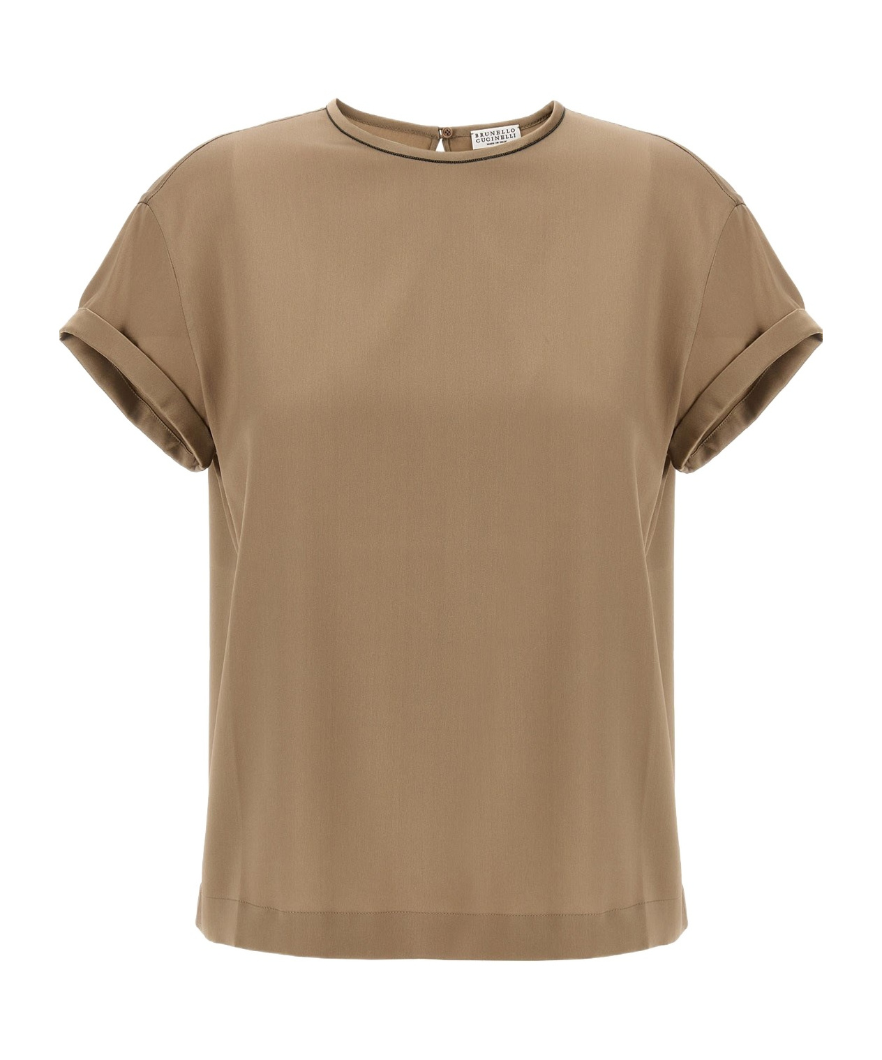 Brunello Cucinelli Short-sleeved T-shirt In Brown
