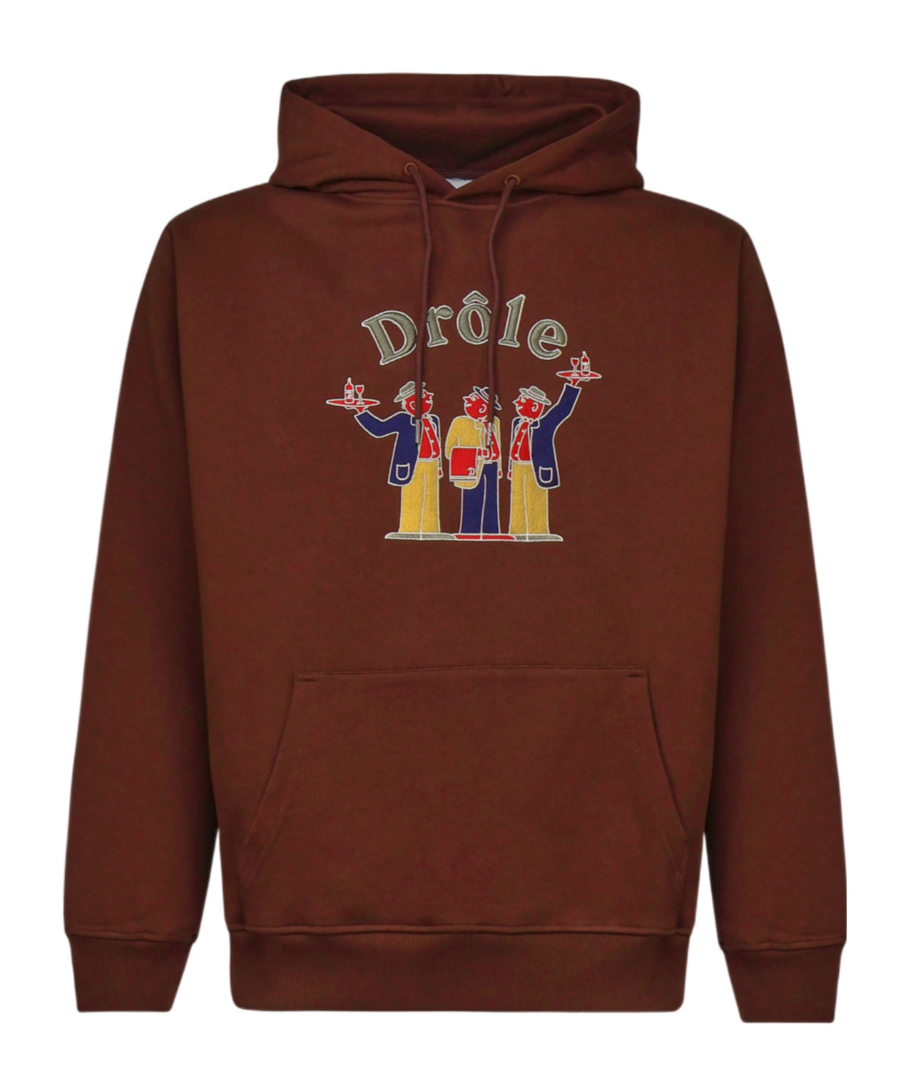 Drôle De Monsieur Le Crillon Hoodie In Brown