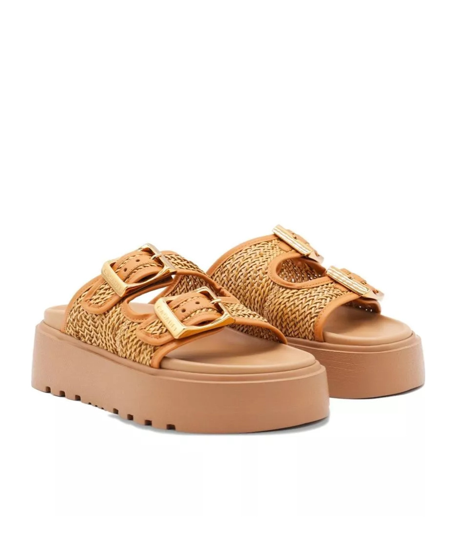 Casadei Interwovened Open Toe Sandals