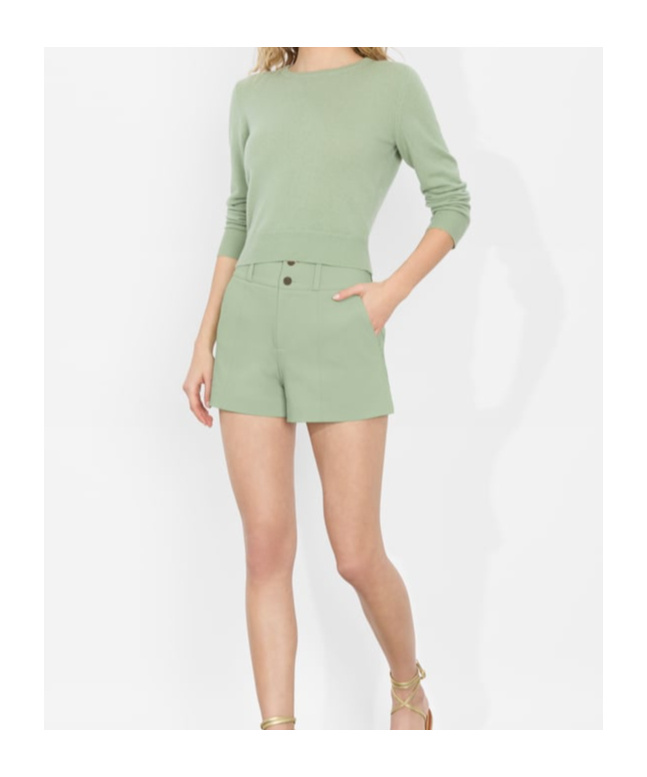 Alice And Olivia Belt Loop Shorts