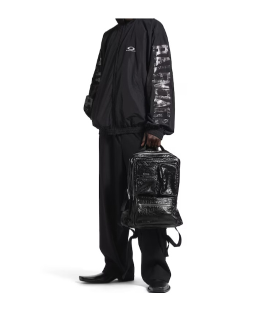 Balenciaga Versatile Urban Backpack Featuring Multiple Options In Black