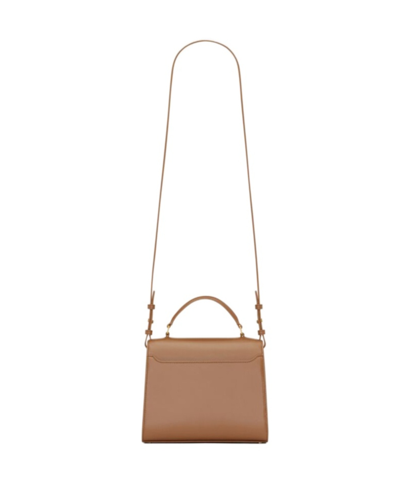 Saint Laurent Mini Cassandra Bag In Brown