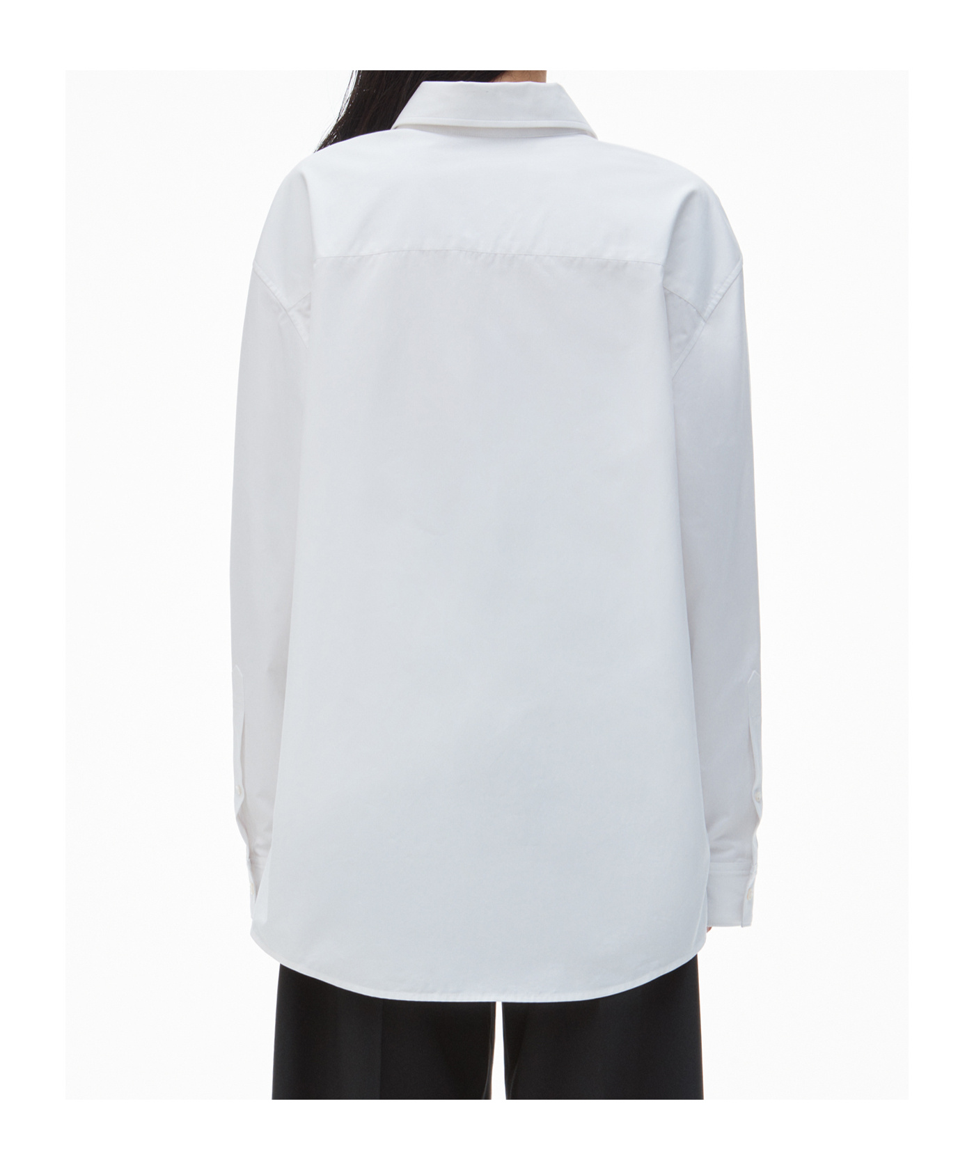 Alexander Wang Shirt With Slit Front In White