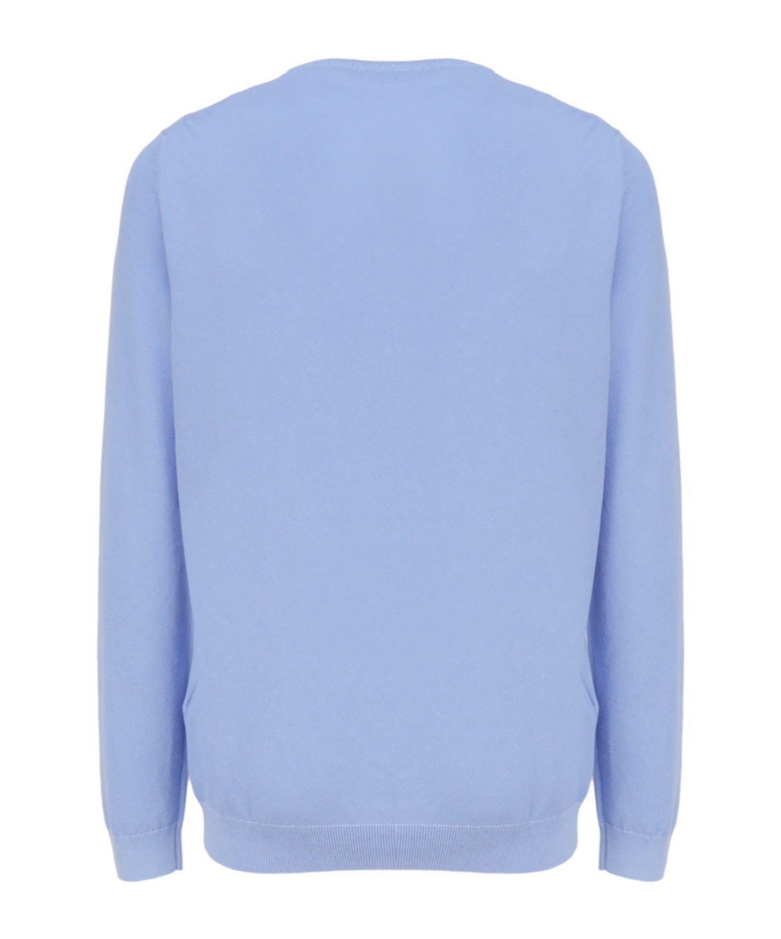 Fay Cotton Sweater With Round Neck In Blue