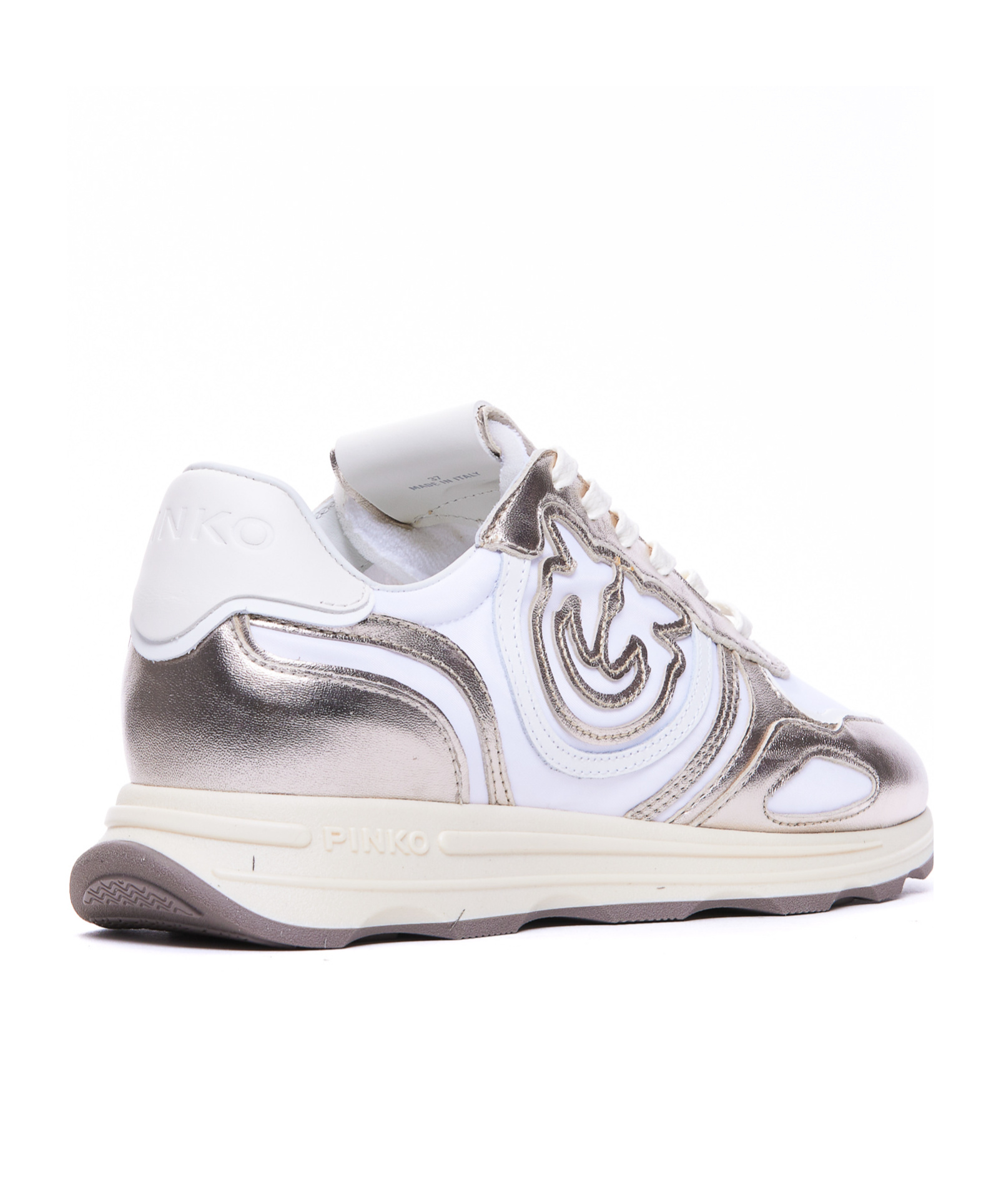 Shop Pinko Zoe Sneakers In White
