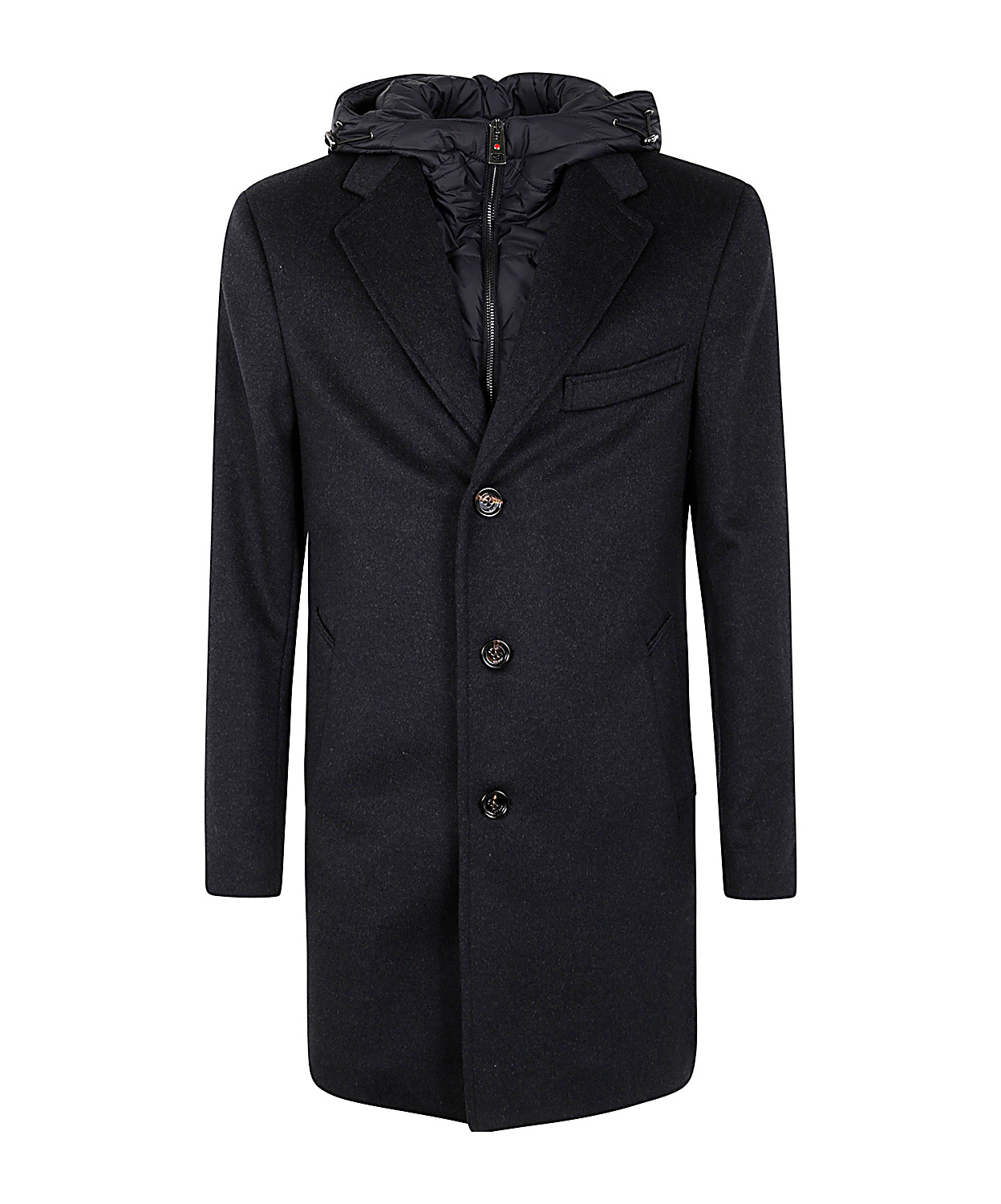 Kired Long-sleeved Casual Jacket In Black