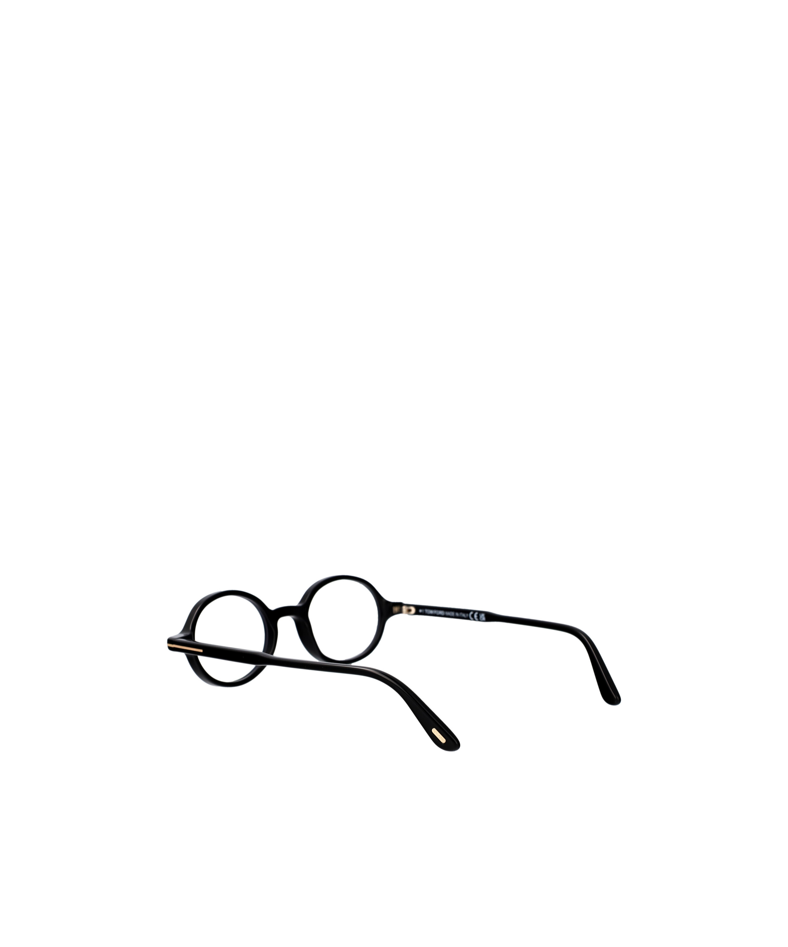 Tom Ford Eyewear Round Frame Glasses In Black