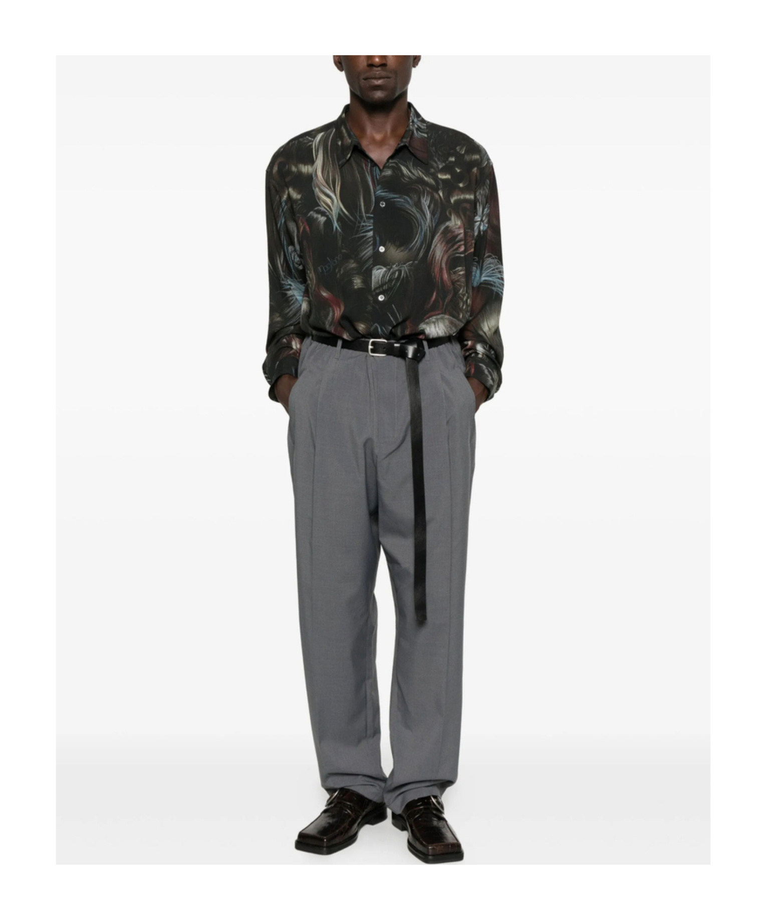 Magliano Pleated Casual Pants In Gray