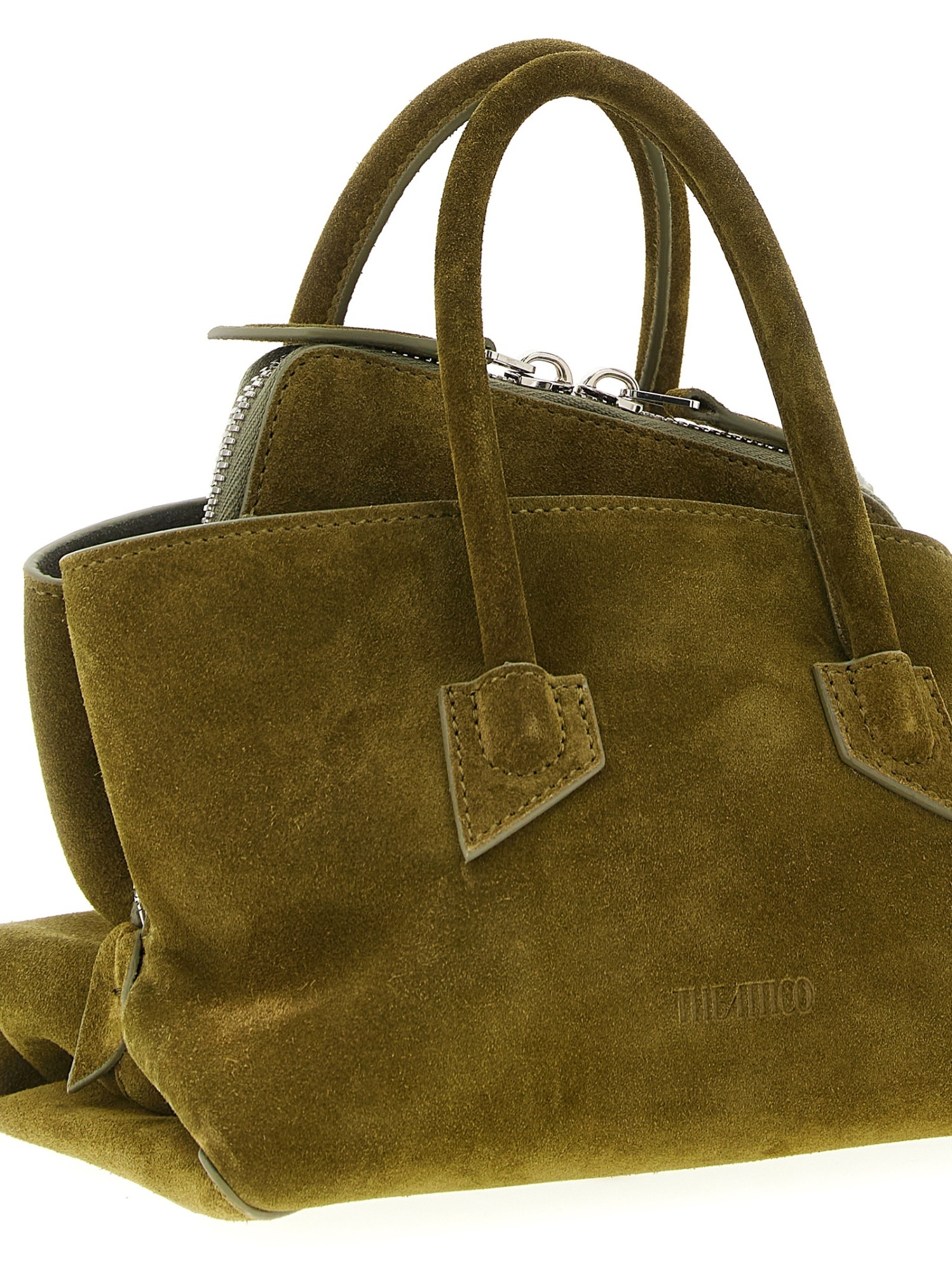 Attico La Passeggiata Mini Handbag In Brown