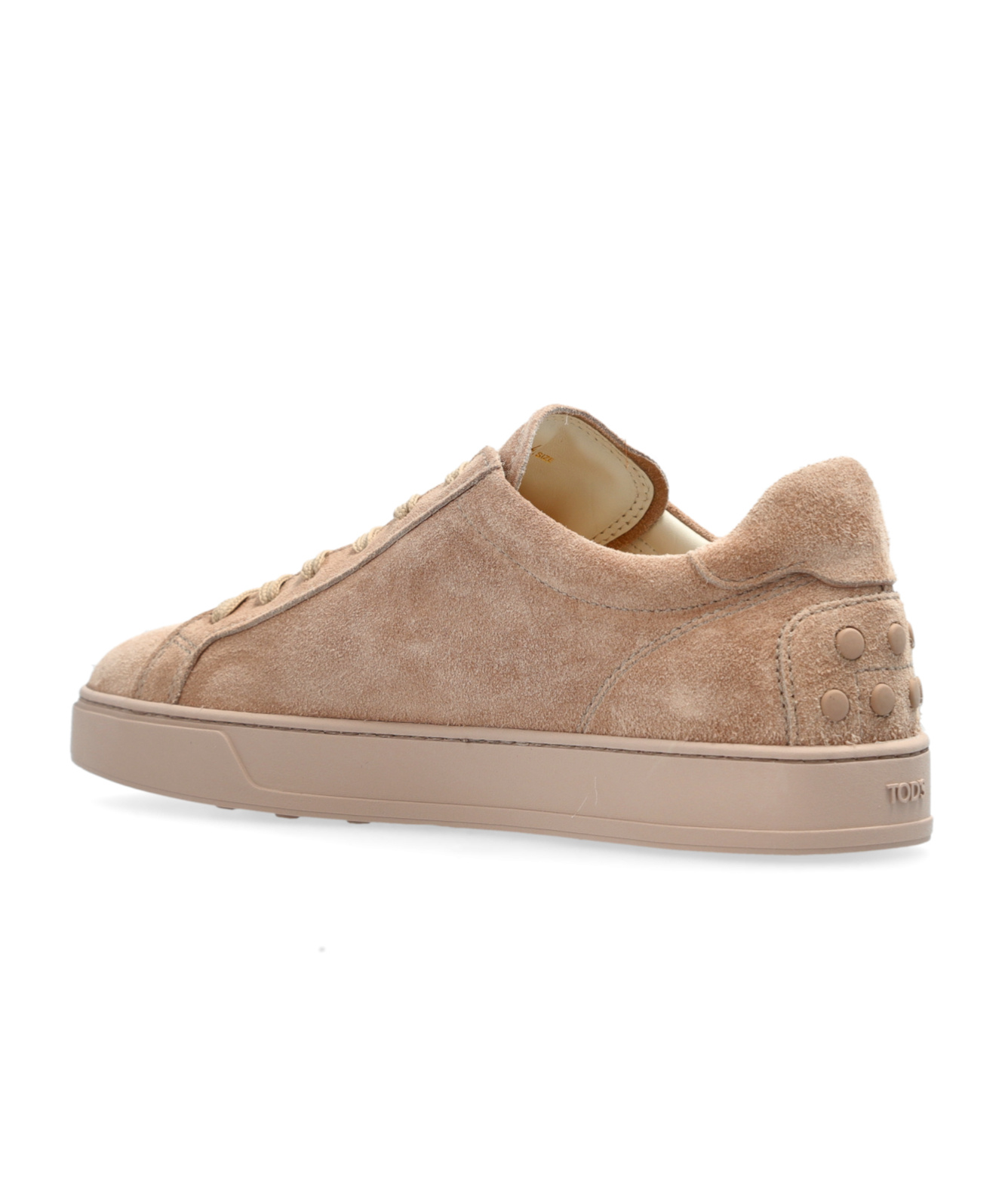 Tod's Lace-up Low-cut Casual Shoes In Nude