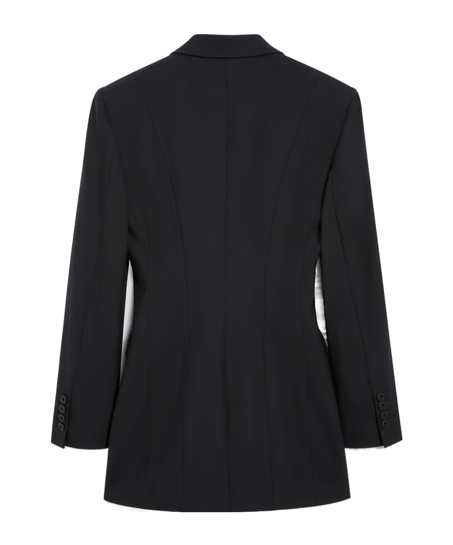 Pence Single Button Maxi Jacket In Black