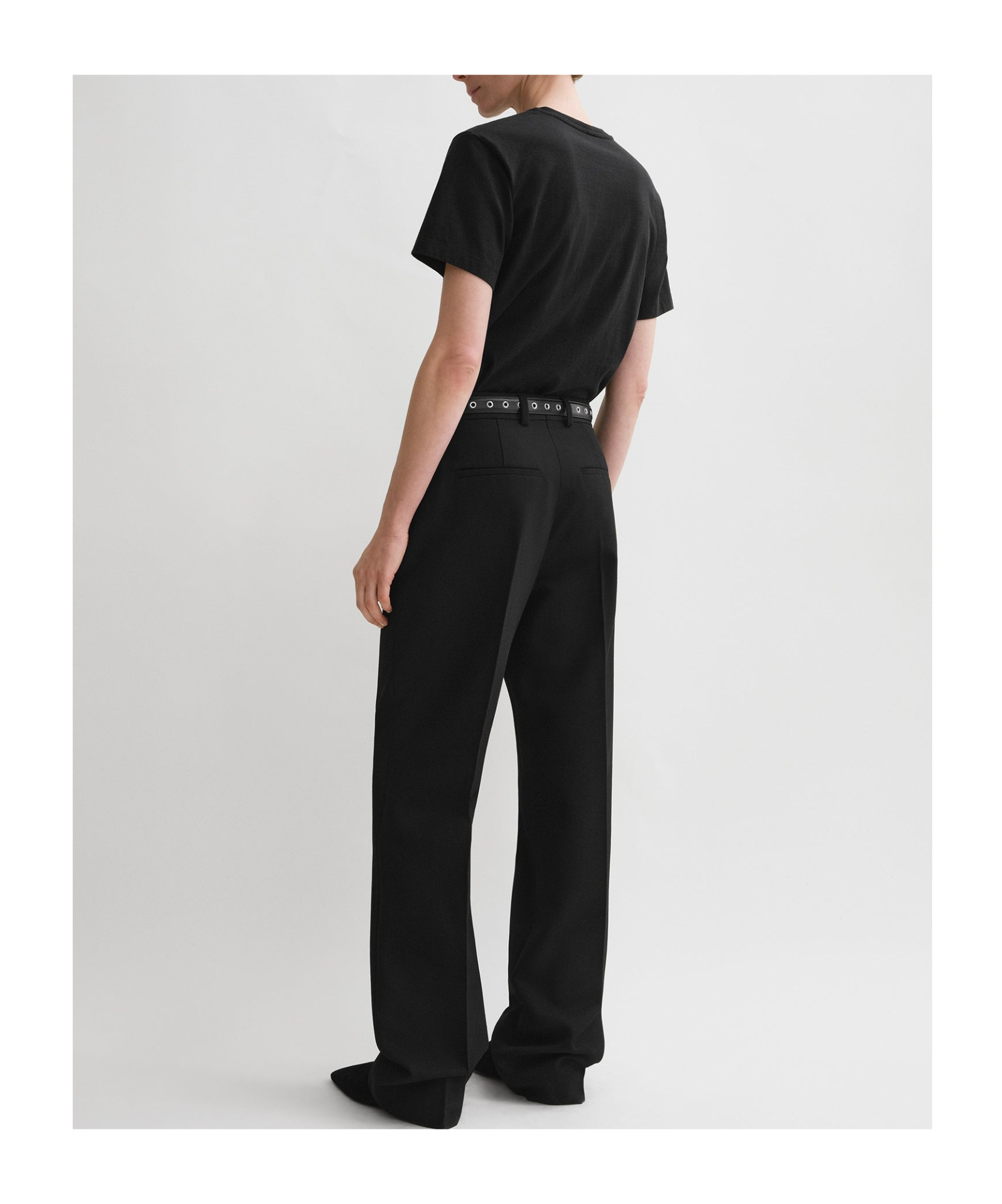 Totême Cotton Jersey T-shirt In Black