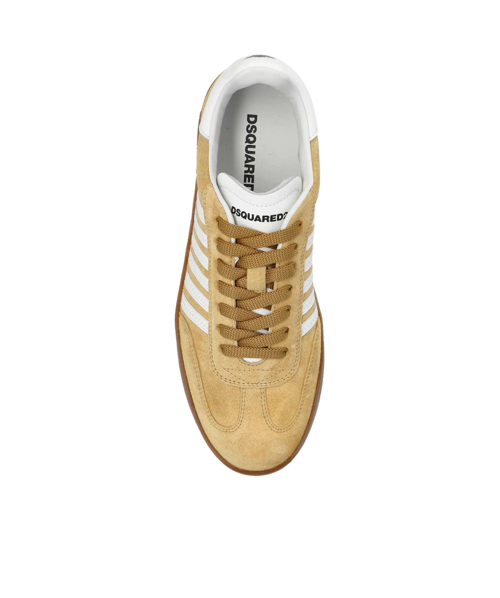 Dsquared2 Lace-up Low-cut Casual Shoes In Brown