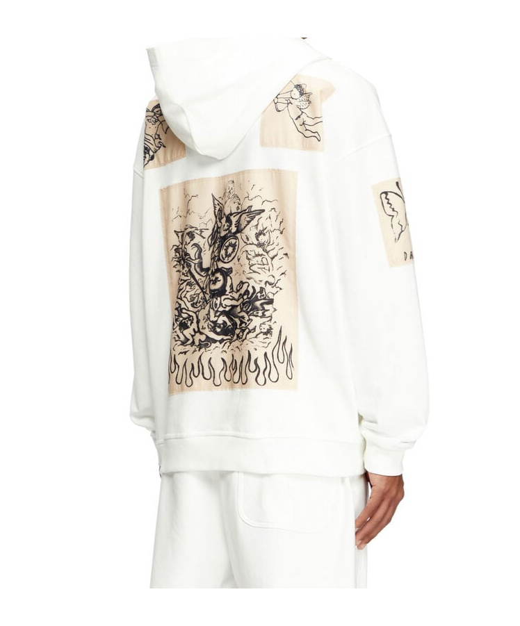 Diesel X Damiano David S-boxt Hoodie In White