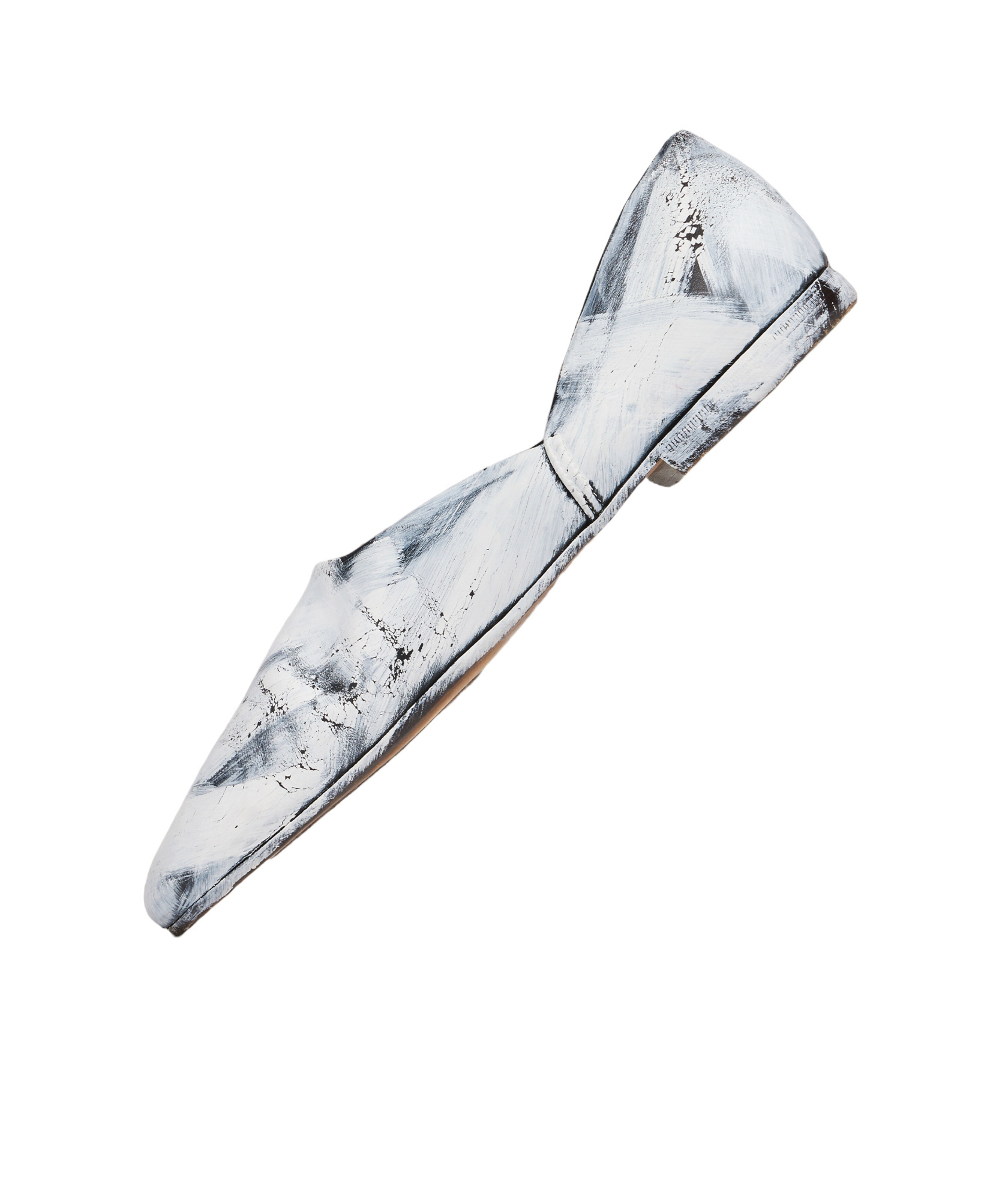 Maison Margiela Bianchetto Grecian Slippers Man Mat Bianchetto In Multicolor